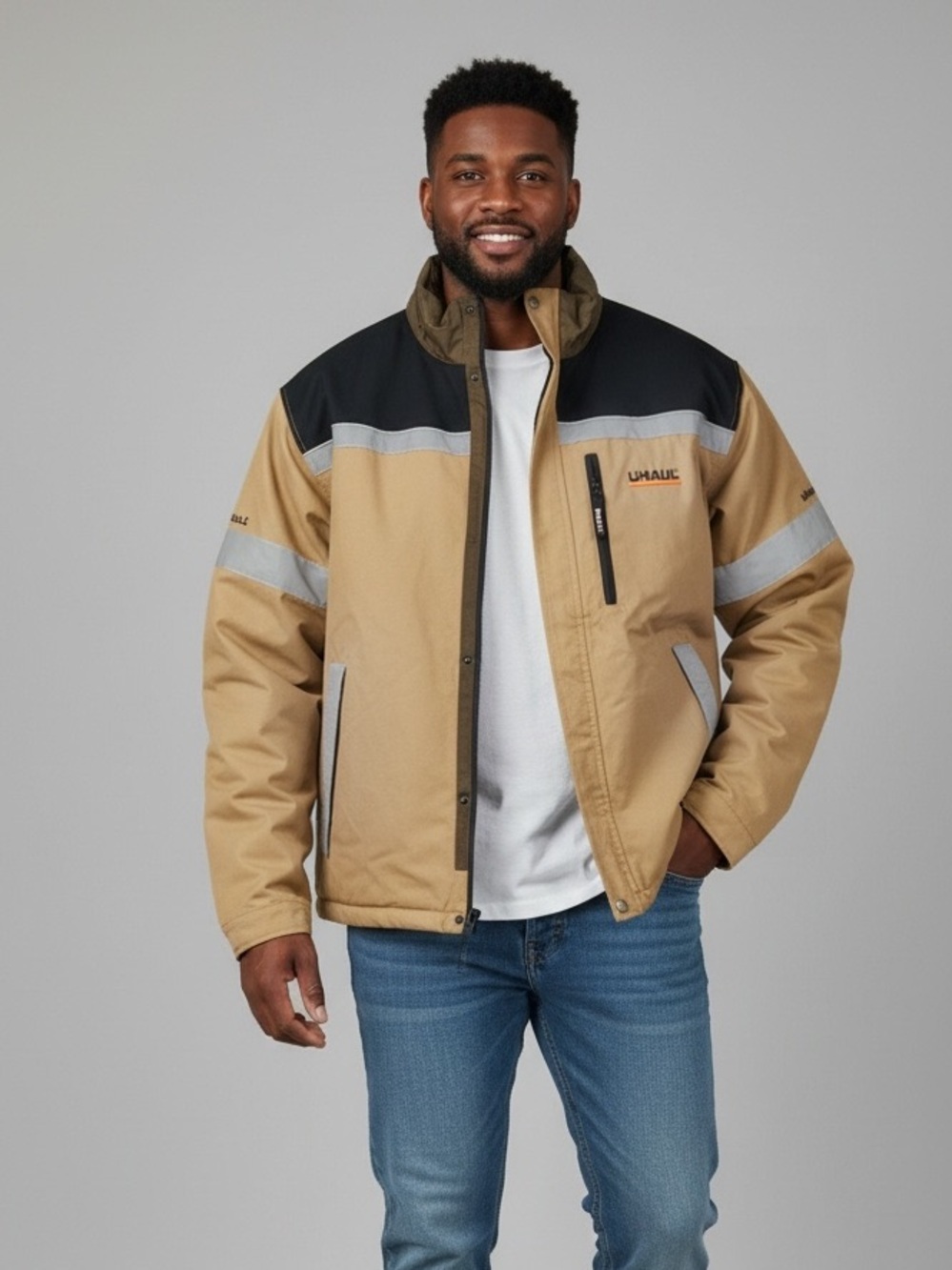 U-HAUL Insulated Winter Fleece Lined Coat